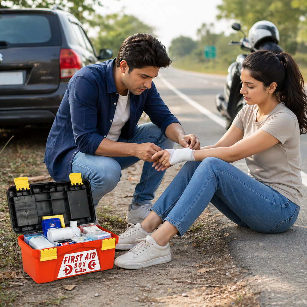 First Aid Box for Home, Office & Travel – Emergency Medical Kit
