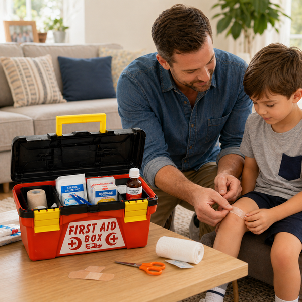 First Aid Box for Home, Office & Travel – Emergency Medical Kit