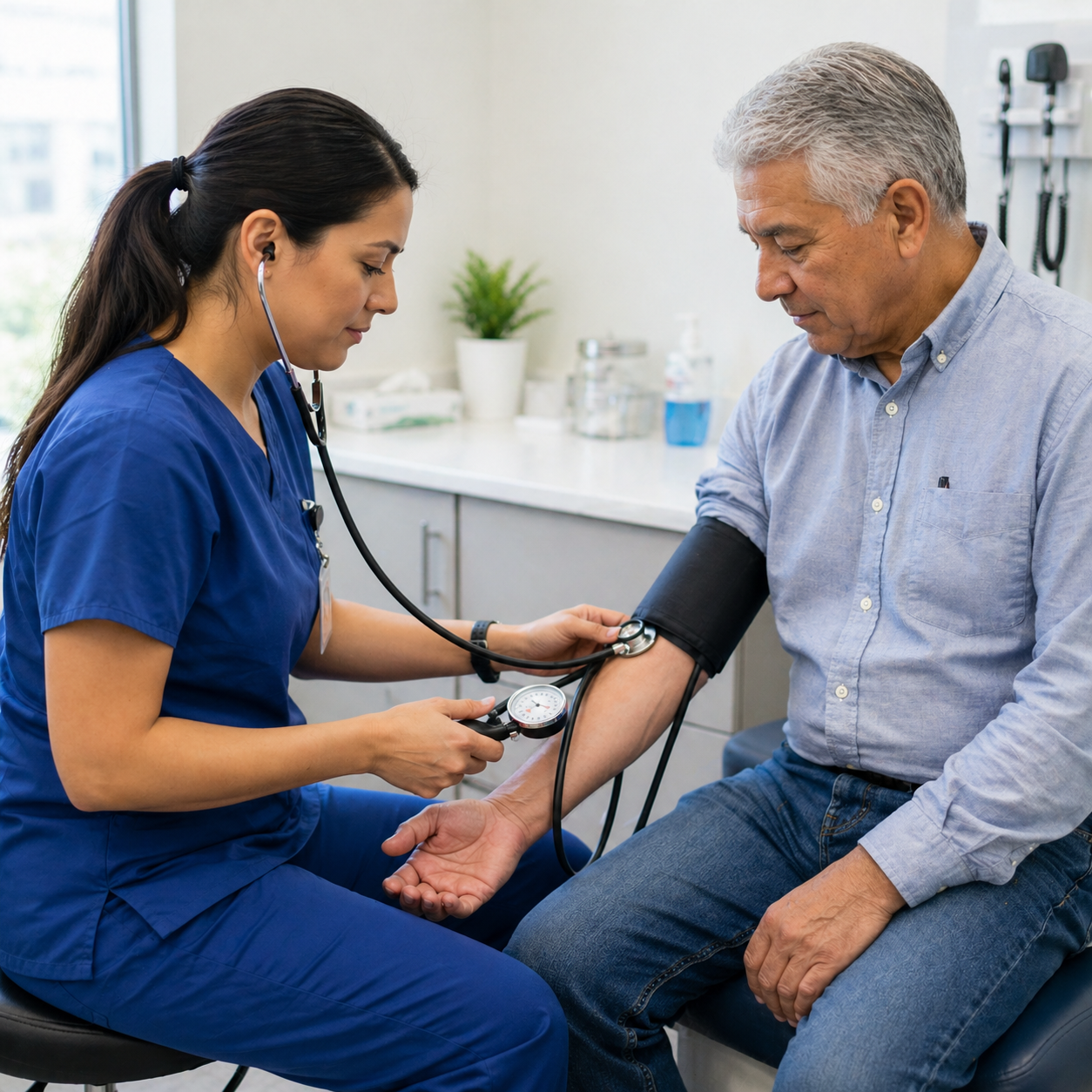 BP Apparatus Manual Blood Pressure Machine – Accurate Blood Pressure Monitor for Home Healthcare Secondary image